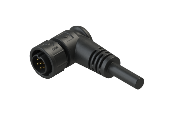 Étanchéité IP66 à 68 Taille B (standard) Connecteur d'assemblage de câble mâle à 6 broches CBD-Q406RM