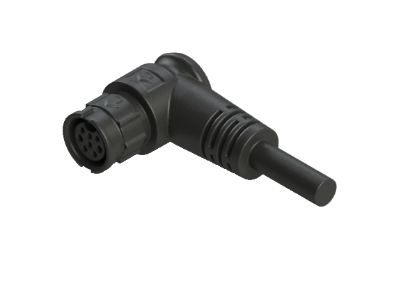 Wasserdicht IP66 bis 68 B-Größe (Standard) Hybrid 2+6 Buchsenkabel Steckverbinder CBDN-L326RM