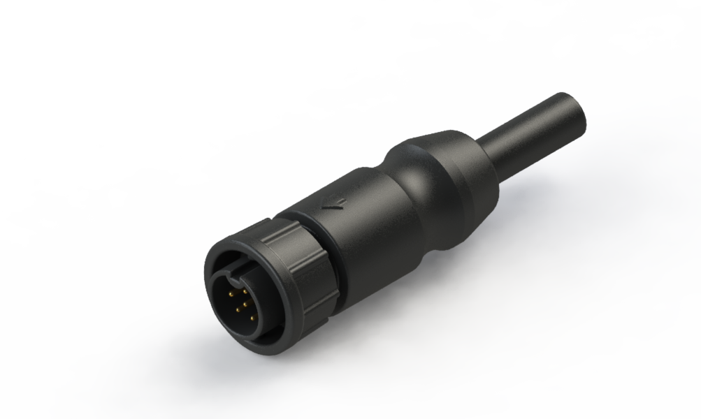 Étanchéité IP66 à 68 Taille B (standard) Hybride 2+6 Connecteur mâle pour assemblage de câbles CBDN-L426SN