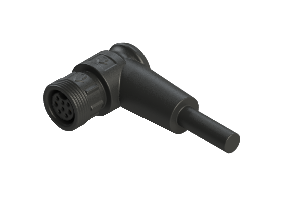 Étanchéité IP66 à 68 Taille B (standard) Hybride 2+6 Connecteur femelle pour assemblage de câbles CBDN-P326RN