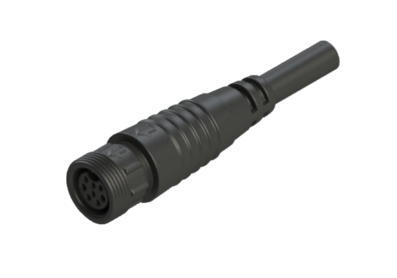 Étanchéité IP66 à 68 Taille B (standard) Hybride 2+6 Connecteur femelle pour assemblage de câbles CBDN-P326SM