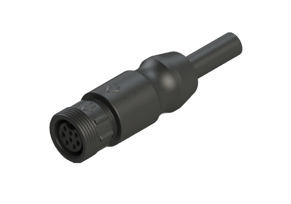 Étanchéité IP66 à 68 Taille B (standard) Hybride 2+6 Connecteur femelle pour assemblage de câbles CBDN-P326SN