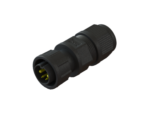 Wasserdichte IP67 B-Größe (Standard) Hybrid-2+4-Stecker, feldkonfektionierbar CBPD-L424SA