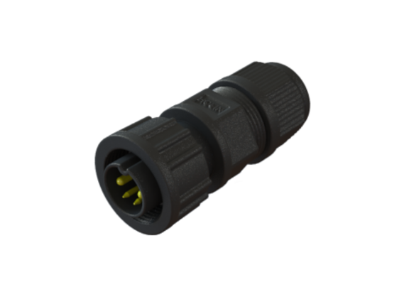 Wasserdichte IP67 B-Größe (Standard) Hybrid-2+4-Stecker, feldkonfektionierbar CBPD-P424SA