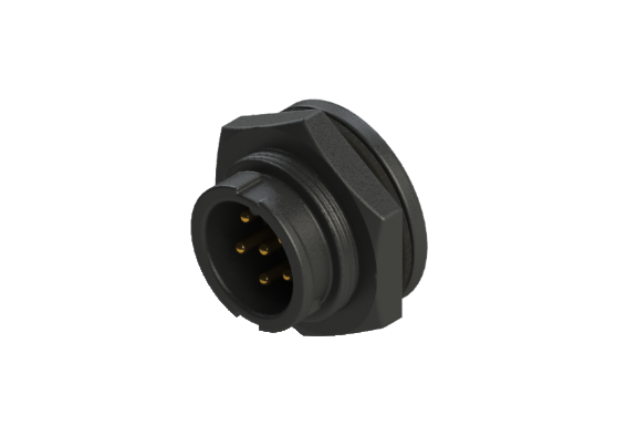 Wasserdichter 6-poliger Einbaustecker der Größe C (Mitte) CCP-L106CPR Wasserdichter 6-poliger Einbaustecker der Größe C (Mitte) CCP-L106CPR
