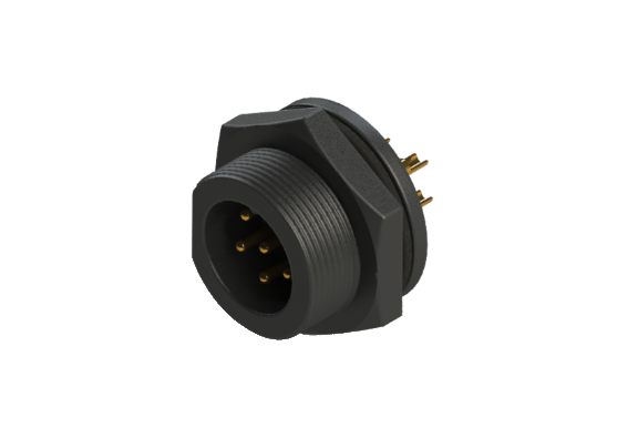 Wasserdichter 6-poliger Einbaustecker der Größe C (Mitte) CCP-P106CPR Wasserdichter 6-poliger Einbaustecker der Größe C (Mitte) CCP-P106CPR
