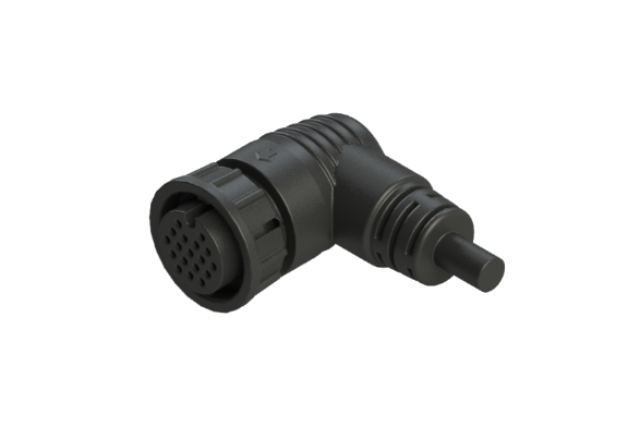 防水IP66～68 Dサイズ(大) 18 メス 外部ケーブル加工 コネクタ CDD-L218RM