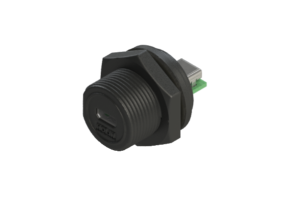 Waterproof IP66 to 68 HDMI D Type Female Panel Mounting Connector HDMDB-P3CSJ Waterproof IP66 to 68 HDMI D Type Female Panel Mounting Connector HDMDB-P3CSJ