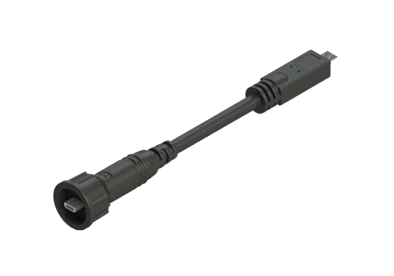 Waterproof HDMI D Type Male Cable Assembly Connector HDMDB-PB-xxx Waterproof HDMI D Type Male Cable Assembly Connector HDMDB-PB-xxx