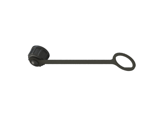Waterproof IP66 to 68 M12 Accessories Caps Connector 12P-WCAP-MRB