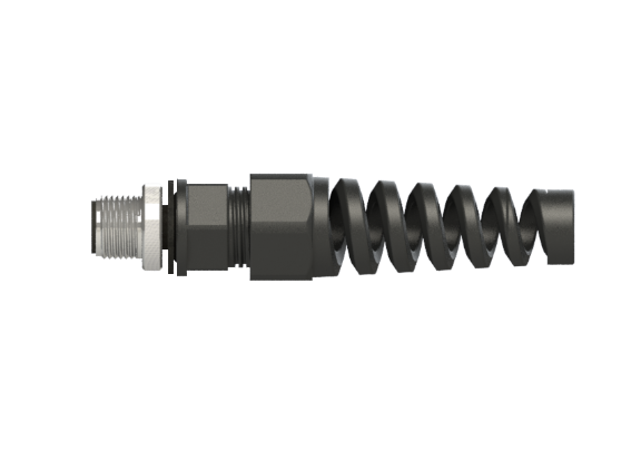 防水 IP66 ～ 68 M12 A コード 17 ピン オス 外部ケーブル組立 -M117SAM