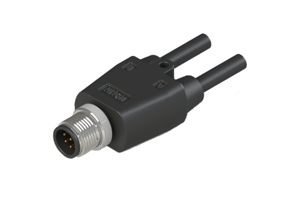 IP66 to 68 M12 A code M12 Accessories 8 Pins 公針 分接器 防水連接器 A12Y-MMCC800