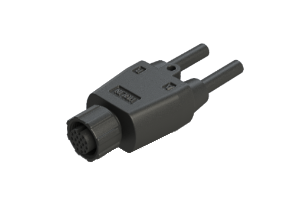 IP66 to 68 M12 A code M12 Accessories 17 Pins 母針 分接器 防水連接器 A12Y-PFCC1700