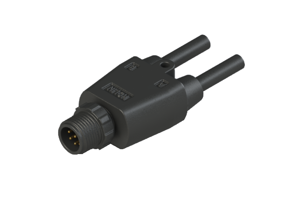 IP66 to 68 M12 A code M12 Accessories 8 Pins 公針 分接器 防水連接器 A12Y-PMCC800
