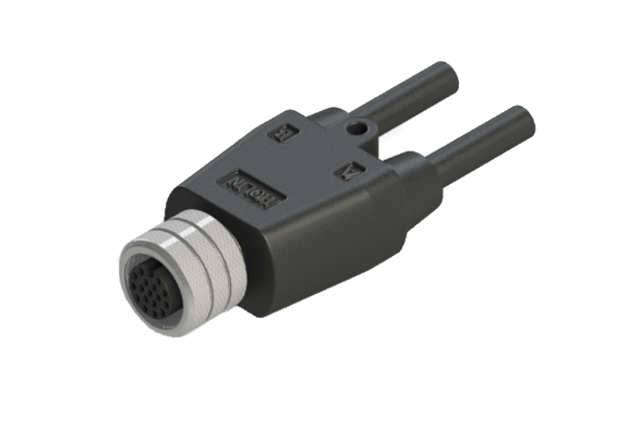 IP66 to 68 M12 A code M12 Accessories 17 Pins 母針 分接器 防水連接器 A12Y-SFCC1700