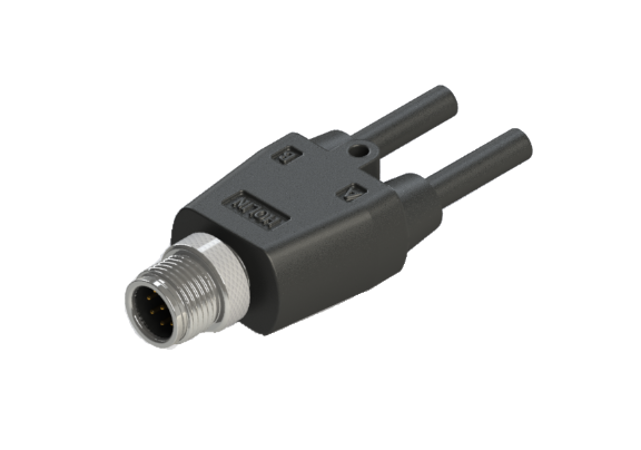 IP66 to 68 M12 A code M12 Accessories 8 Pins 公針 分接器 防水連接器 A12Y-SMCC800