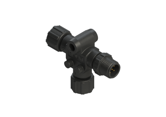 IP66 to 68 M12 B code M12 Accessories 5 Pins 公對母 分接器 防水連接器 B12T-PFFM555