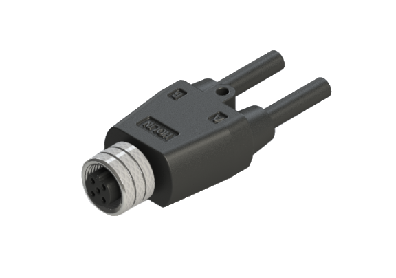 IP66 to 68 M12 B code M12 Accessories 5 Pins 公對母 分接器 防水連接器 B12Y-MFCC500