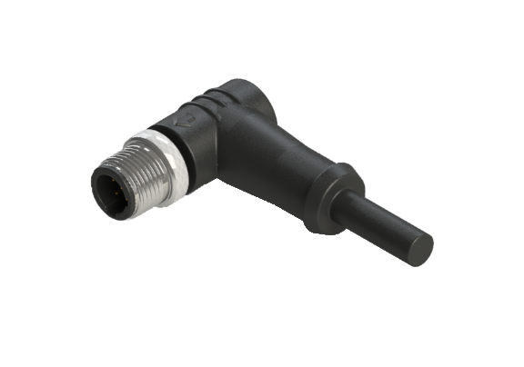 Waterproof IP66 to 68 M12 C code 5 Pins Male Cable Assembly Connector C12D-M105RN