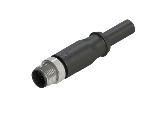 Wasserdicht IP66 bis 68 M12 K Code 3 Pins Stecker Kabelkonfektion K12P-M503SN
