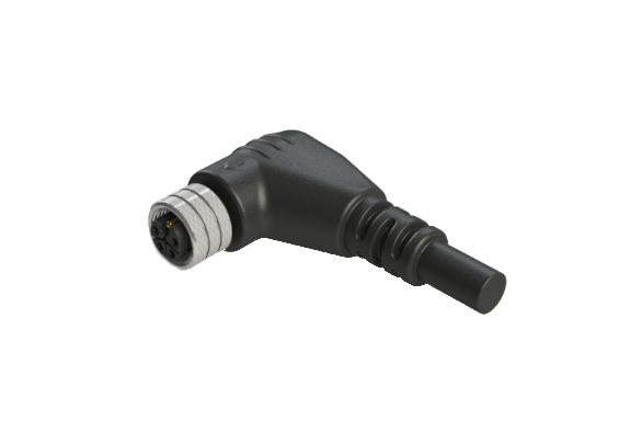 Etanche IP66 à 68 M12 L code 5 broches Connecteur d'assemblage de câble femelle L12P-M605RM