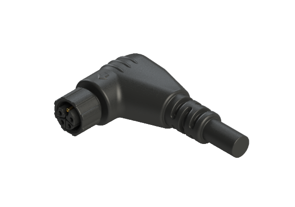 Etanche IP66 à 68 M12 L code 5 broches Connecteur d'assemblage de câble femelle L12P-P605RM