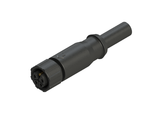 Etanche IP66 à 68 M12 L code 5 broches Connecteur d'assemblage de câble femelle L12P-P605SN