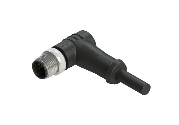Wasserdicht IP66 bis 68 M12 M Code 4 Pins Stecker Kabelkonfektion M12P-M504RN
