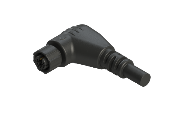 Impermeable IP66 a 68 M12 M código 4 Pines Hembra Cable Conjunto Conector M12P-P604RM