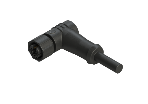 Impermeable IP66 a 68 M12 M código 4 Pines Hembra Cable Conjunto Conector M12P-P604RN