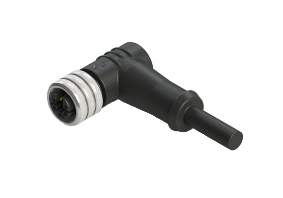 Impermeable IP66 a 68 M12 M código 4 Pines Hembra Cable Conjunto Conector M12P-S604RN