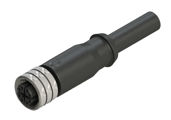 Wasserdicht IP66 bis 68 M12 X Code 8 Pins Buchse Kabelkonfektionierung Stecker X12I-M208SN