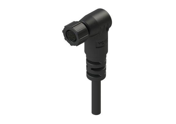IP66 to 68 M8 A code 3 Pins 母針 外部線材加工 防水連接器 A08D-P203RM