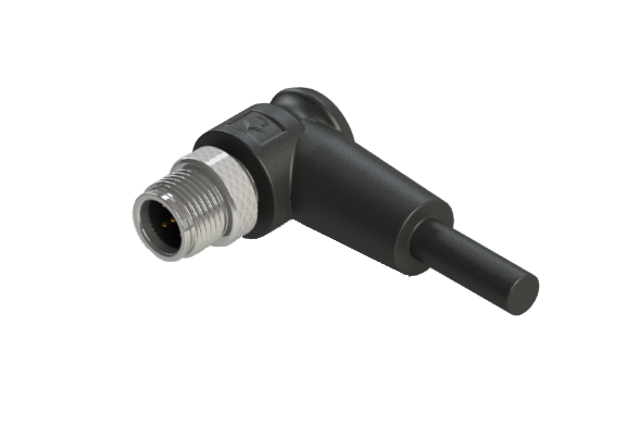 防水 IP66 ～ 68 M8 B コード 5 ピンオスピン 外部ケーブル加工 コネクタ B08D-S105RN