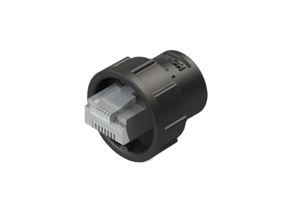 Waterproof IP66 to 68 C-size(Middle) Ethernet RJ45 Caps Connector RJ45CL-RCAP-MA