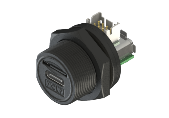 Impermeable IP66 a 68 Nano Sim Hembra Conector de montaje en panel USBCSC-P3CSJ-13