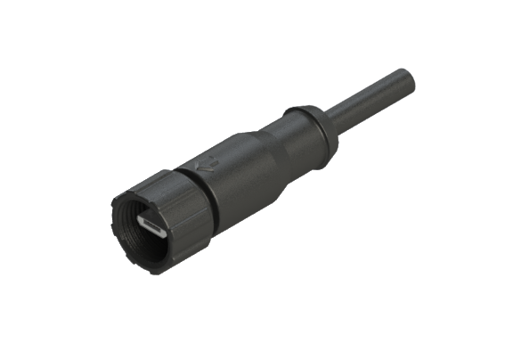 IP66 to 68 USB Micro B Type  公針 外部線材加工 防水連接器 USBMCB12-P4SN