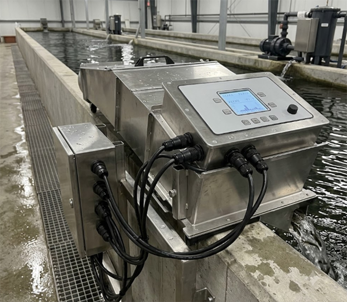 Application of Waterproof circular connector. Fish counters.