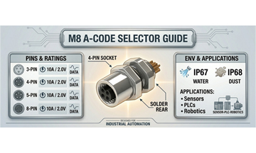 M8 A Code 2-8 Pin Conector Ultimate Guide