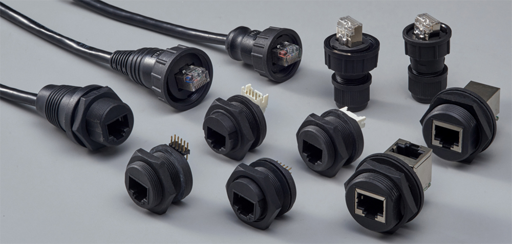 RJ45網路防水接頭與戶外電纜